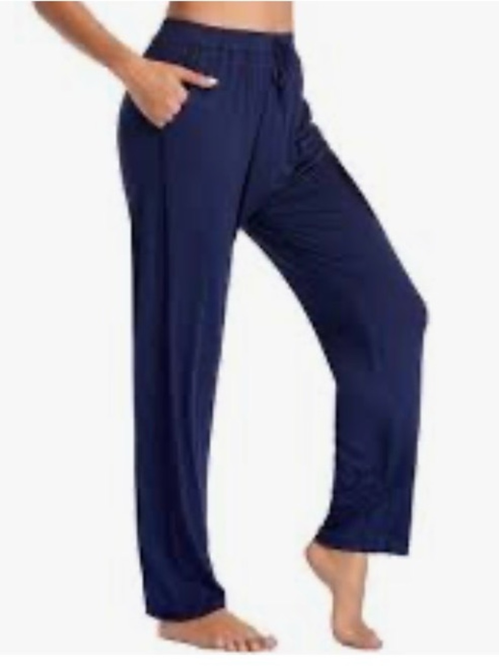 Navy Blue Relaxed Lounge Pants blue navy pijama size XL